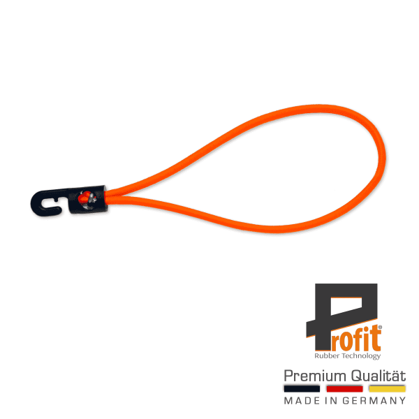 Gomma elastica - Gomma espansore 200mm neon arancione | neon | arancione | arancione | gancio | fionda espansore | tecnologia della gomma di profitto